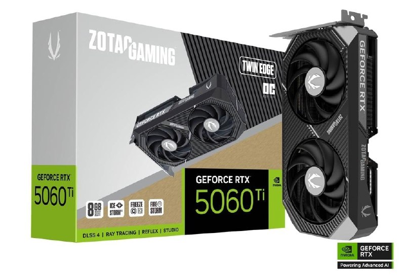 ZOTAC RTX 5060 Ti Twin Edge 8 ГБ