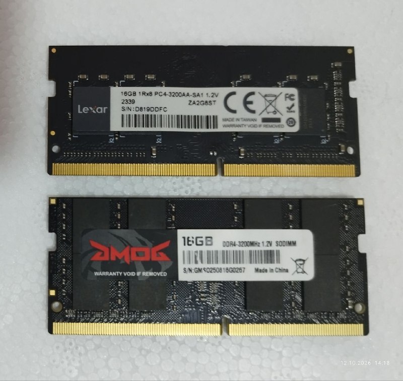 DDR4 16 ГБ 3200 МГц SO-DIMM