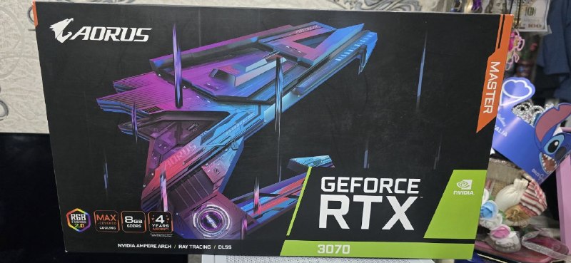 GIGABYTE RTX 3070 AORUS MASTER 8 ГБ