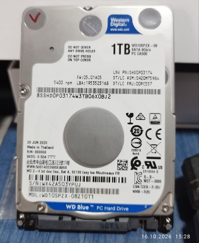 WD Blue 1024 ГБ